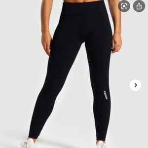 Gymshark Power Down Black Leggings